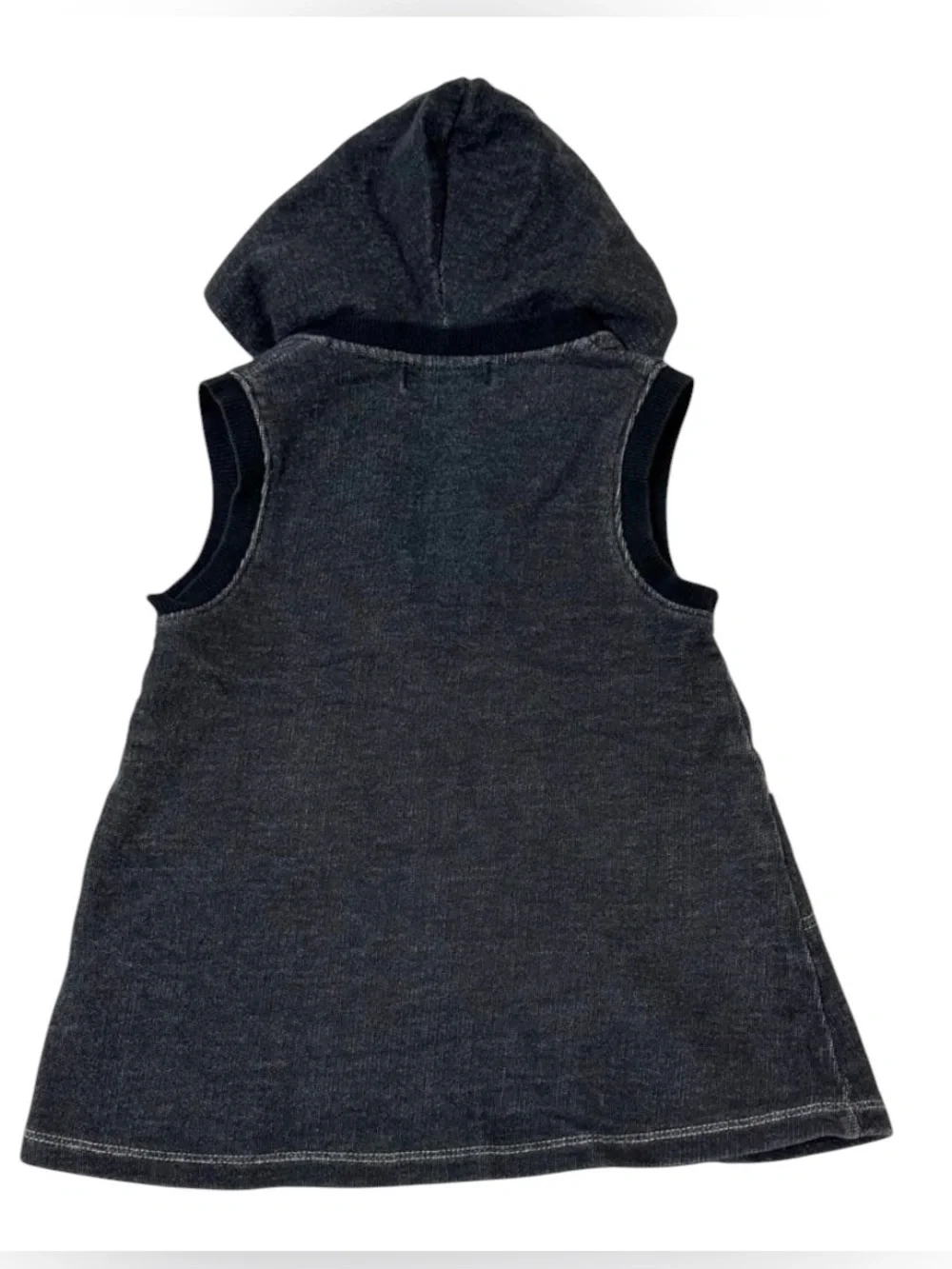 BURBERRY Sleeveless Hooded Teddy Bear Zip Up Dress